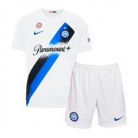 Camisa de Futebol Inter Milan Benjamin Pavard #28 Equipamento Secundário Infantil 2023-24 Manga Curta (+ Calças curtas)